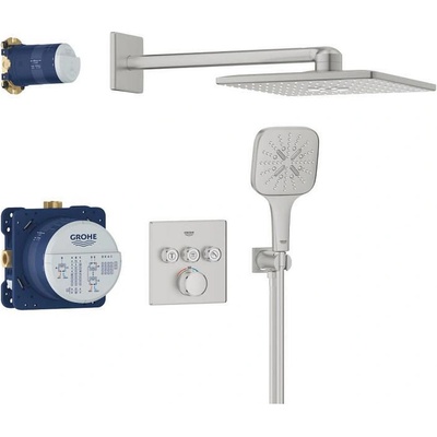 GROHE Душ система за вграждане, с 3 извода, Grohtherm SmartControl Cube (34864DC0)