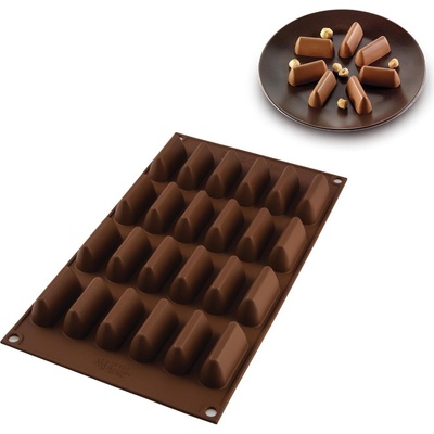 Silikomart Форма за шоколадови бонбони Sf125 Chocogianduia силиконова (26.125.77.0065)
