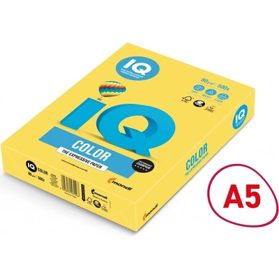 Barevný papír iq color a5 cy39 kanárkově žlutý 80 g/m2 500 listů – Zbozi.Blesk.cz