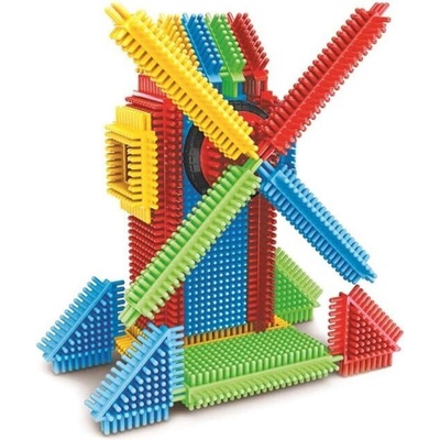 Miniland Pegy Bricks Veterný mlyn Kreatívna stavebnica s pohyblivým mechanizmom (STEM hra) MLZ46063