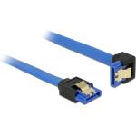 Delock SATA 3 F/F кабел за данни 0.1m син прав/90 85088 (85088)