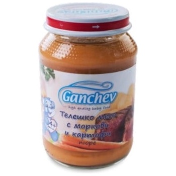 Ганчев пюре телешко с картофи и моркови - 190г