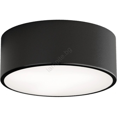 Temar Плафон за баня CLEO 1xE27/24W/230V Ø 20 см черен IP54 (TM0129)