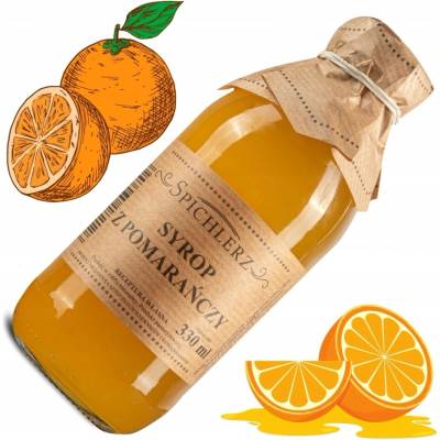 Spichlerz Pomerančový sirup přírodní 330 ml