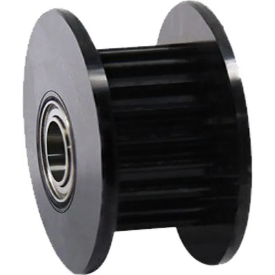 Ремъчна шайба, алуминиева с 16 зъба, d3mm, D13mm, Черна (ZD0012)