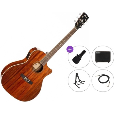 Cort GA-DAO Premium SET Natural Електро-акустична китара Джъмбо