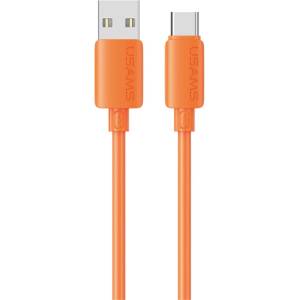 USAMS Кабел USAMS U98 3A силиконов Fast Charging USB-C оранжев (Usa001760)