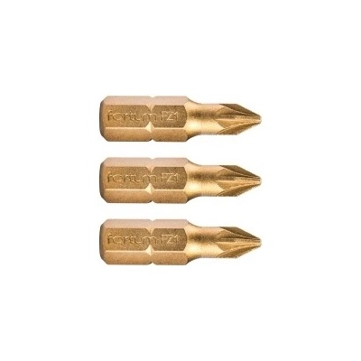 FORTUM-KITO bit PZ1x25mm S2-TiN 4741371 - 3ks