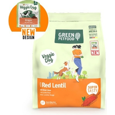 Green Petfood Veggie Dog s červenou šošovicou 10 kg