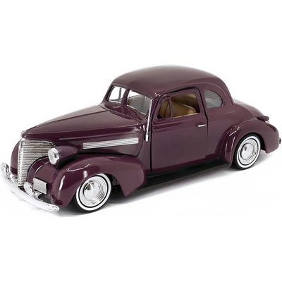 MOTORMAX Chevrolet Coupe 1939 vínová 1:24