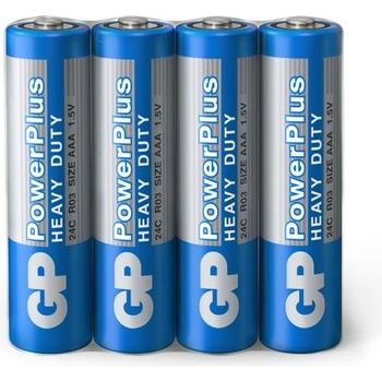 GP Batteries Батерии цинкови GP Greencell AAA, 1.5V, 4 бр (GPBMR034PK)