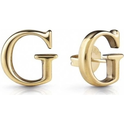 Guess Stylové pozlacené náušnice Studs Party JUBE02169JWYGT
