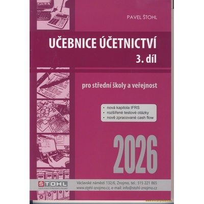 Učebnice Účetnictví III. díl 2026