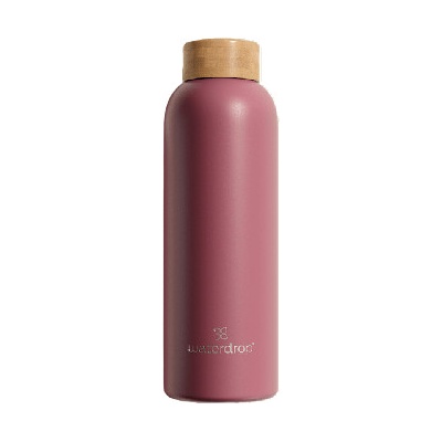 Waterdrop Thermo Steel fľaša na vodu z nehrdzavejúcej ocele farba Pink Matt 600 ml