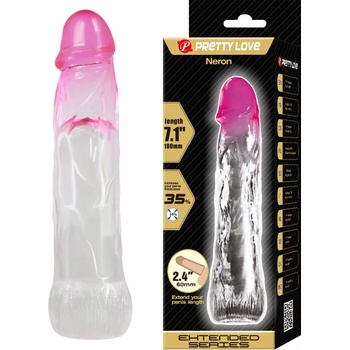 Image 1 of Реалистичен пенис удължител, добавете дължина, 18см. - Pretty Love Neron (D-242732)