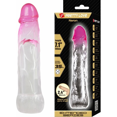 Реалистичен пенис удължител, добавете дължина, 18см. - Pretty Love Neron (D-242732)