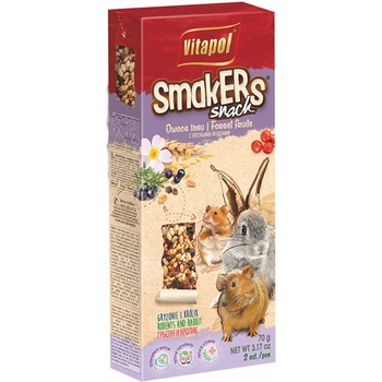 Vitapol Smakers Lesní ovoce Tyčinka Hlodavec 90 g