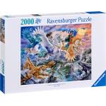 Ravensburger Пъзел Ravensburger от 2000 части - Пегас и приятели (12000806)