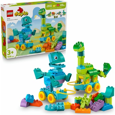 LEGO® DUPLO® - 3in1 Dinosaurs on Wheels (10451)