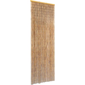 vidaXL Завеса за врата против насекоми, бамбук, 56x185 cм (43720)