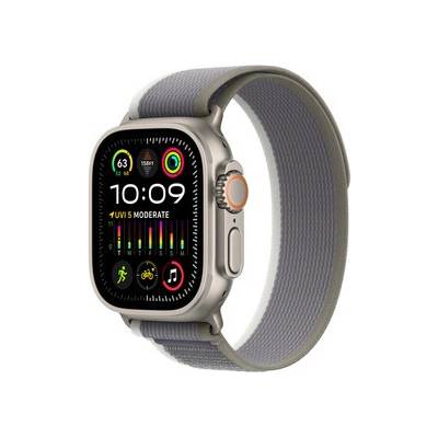 Apple Watch 49 mm zeleno-sivý Trailový ťah – M/L MT603ZM/A