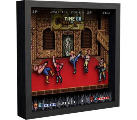 Pixel Frames - Double Dragon 23x23cm