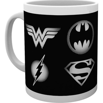 GB eye Чаша GB eye DC Comics: Justice League - Monotone Logos (MG2336)