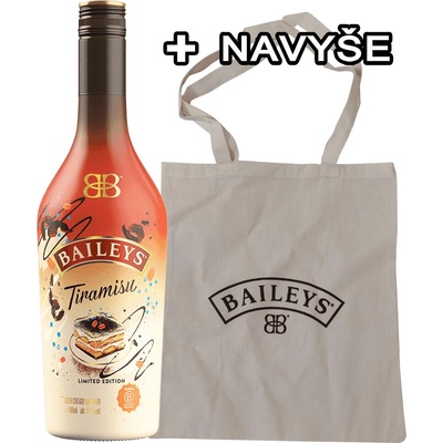 Likér Baileys Tiramisu 17% 0,7 l (darčekové balenie bavlnená taška)