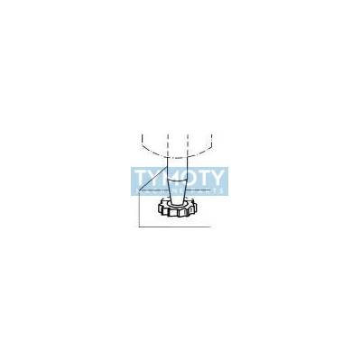 Fréza tvarová pre drážky úsečových pier, F320100, 19x4 mm