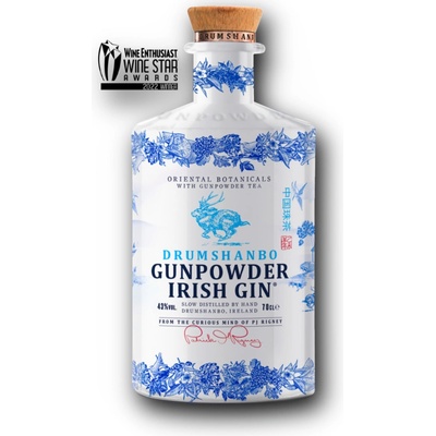 Drumshanbo Gunpowder Irish Gin Ceramic 43% 0,7 l (holá láhev)