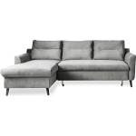 Miuform Светлосиво кадифено ъглово канапе, ляв ъгъл Stylish Stan - Miuform (Stylish Stan LCBKL-2QR OTT4)