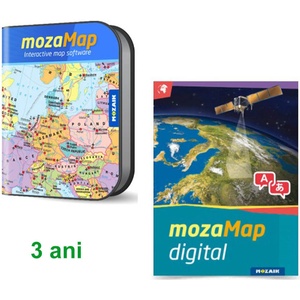 Moza Гимназиални класове - Многоезичен цифров географски атлас, 3 години (ms-4095d-3)