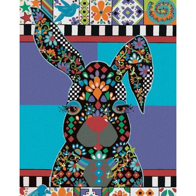 zuty Malování Podle Čísel Králík 2 Jonna James 80 x 100 Cm Plátno