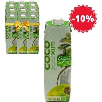 COCOXIM BIO Kokosová voda ORGANIC 12 x 1000 ml
