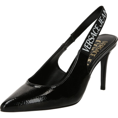 Versace Дамски обувки на ток с отворена пета 'SCARLETT' черно, размер 36