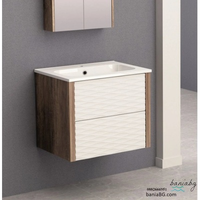 Inter Ceramic Долен конзолен pvc шкаф за баня icp 6043