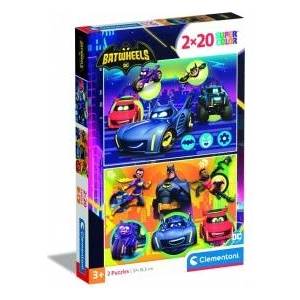 Clementoni Puzzle Clementoni 2x20 BATWHEELS 24806, 27 cm x 19 cm