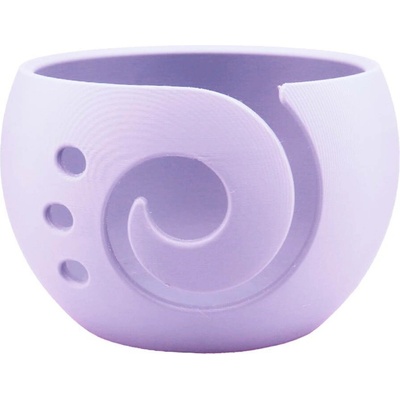 Pro Háčkování Miska na klubíčko SPIRÁLA, XL Crazy Mauve