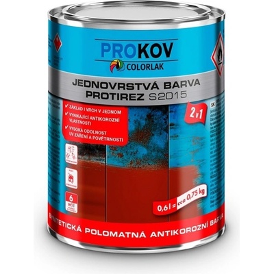 COLORLAK Protirez S-2015 RAL 8017 hnedá 2,5l