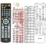 GENERAL MATSUI M1DVD12E - съвместимо дистанционно управление на марката General (M1DVD12E) Дистанционно