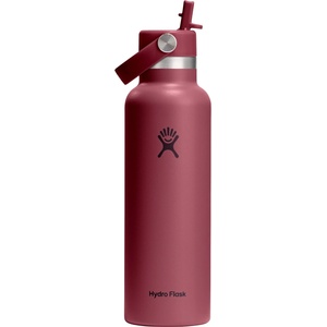 Hydro Flask Термо бутилка Hydro flask Standard Flex Straw Cap Insulated bottle - Burgundy - размер 621 ml (533-1527-3811)