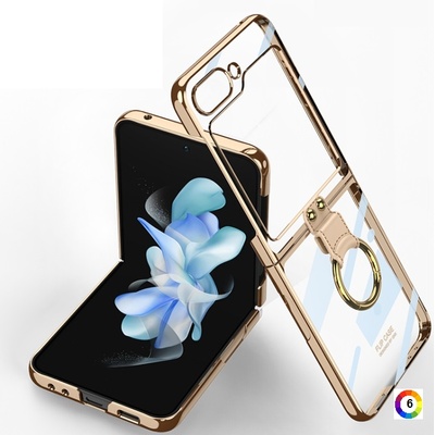 Samsung Galaxy Z Flip5 Electroplating TPU Калъф и Протектор