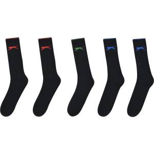 Slazenger Мъжки чорапи Slazenger 5 Pack Crew Socks Mens Size 12+ - Multi