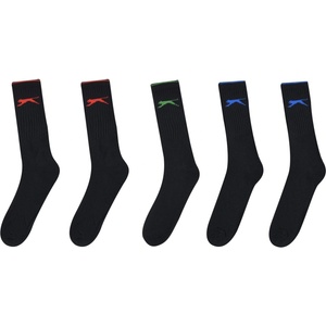 Slazenger Мъжки чорапи Slazenger 5 Pack Crew Socks Mens Size 12+ - Multi