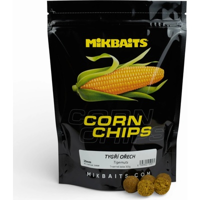Mikabits Boilie Corn Chips Tygrí Orech - 300 g 20 mm