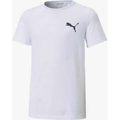 Бяла спортна тениска за момчета Puma Active Puma | Byal | Момчешки | 110
