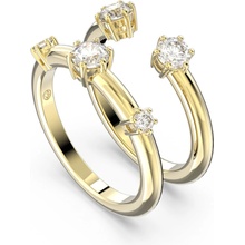 Swarovski Sada dvou pozlacených prstenů Constella 5640967