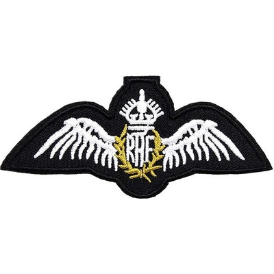 Nášivka textilná Fostex RAF Air Force Wing - biela-čierna