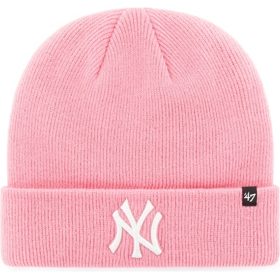 47 Brand Pánská New York Yankees MLB Raised '47 CUFF KNIT Rose