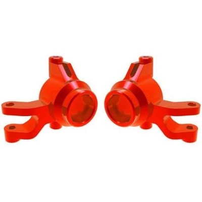 Traxxas предни алуминиеви главини червени (чифт)